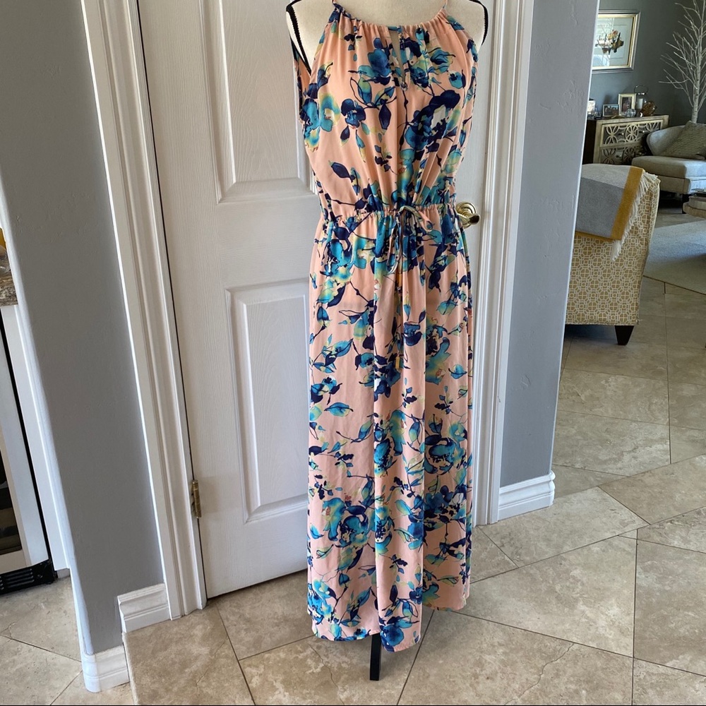 NWT Veronica M Sardinia Dress Sz L 100% Poly